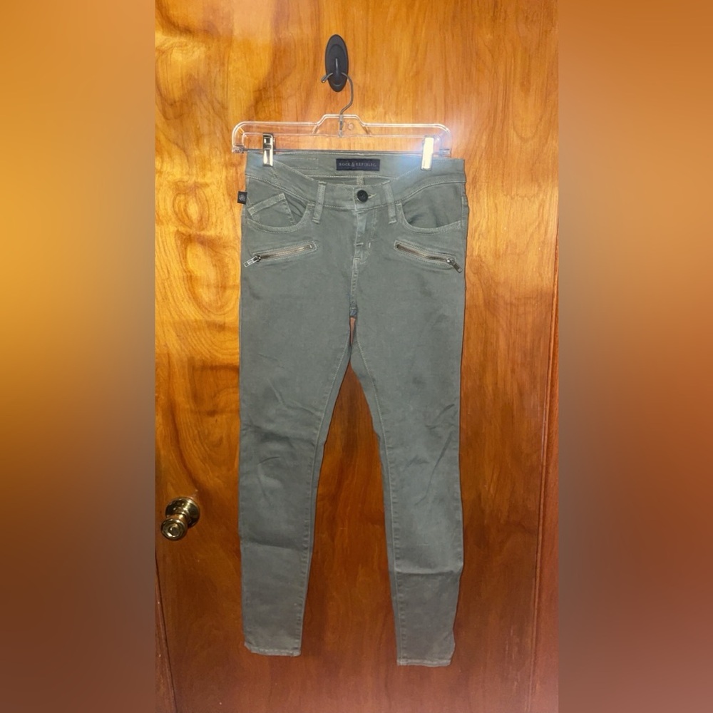Rock & Republic olive green jeans